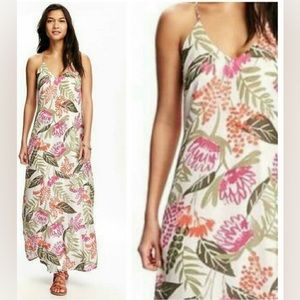 Old Navy tropical maxi dress